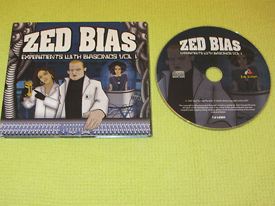 Zed Bias Experiments With Biasonics Vol.1 CD ALBUM Dance Electronic Hip Hop