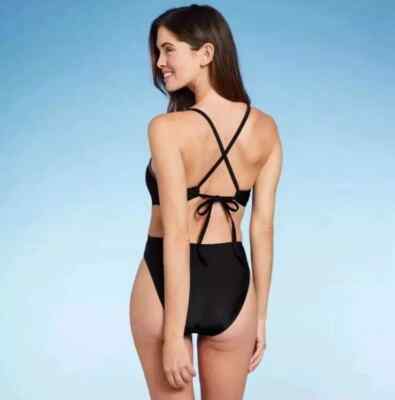 WOMEN'S PLUNGE BEAD DETAIL EXTRA HIGH LEG ONE PIECE SWIMSUIT-SHADE