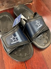 Dallas Cowboys team logo shower sandals flip flops mens size large 10-11 foco