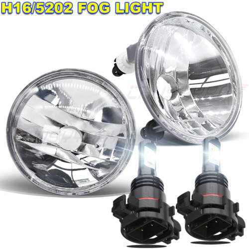 For 2007-2009 Ford Mustang Shelby GT500 Fog lights Bumper Lamps Replacement Pair - Picture 1 of 13