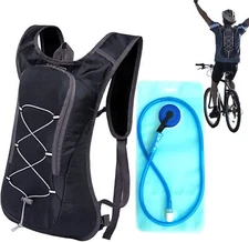 Hydration Backpack 2L Water Bladder Bag Lightweight bag Cycling Camping US