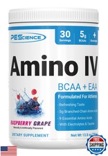 PEScience Amino IV BCAA and EAA Powder, Raspb...