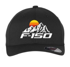 Ford F150 Pickup Truck Mountains Flexfit 6277 Athletic Baseball Fitted Hat Cap