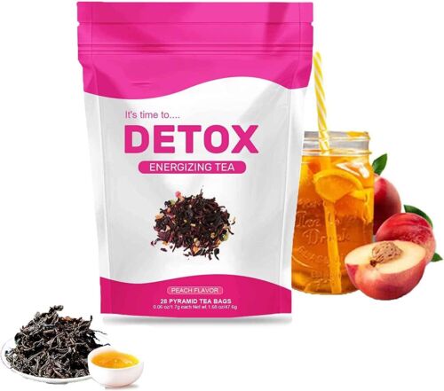 Lulutox Tee Gewichtsverlust, Detox Energizing Tee hilft Blähungen zureduzieren, - Bild 3 von 25