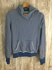American Eagle Outfitters Women's Hoodie Beachy Distressed Striped thicker Small