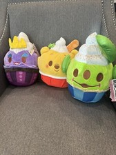Disney Munchlings Cupcake Alien,lemon Mint The Pooh,ice Cream Sundae Ursula