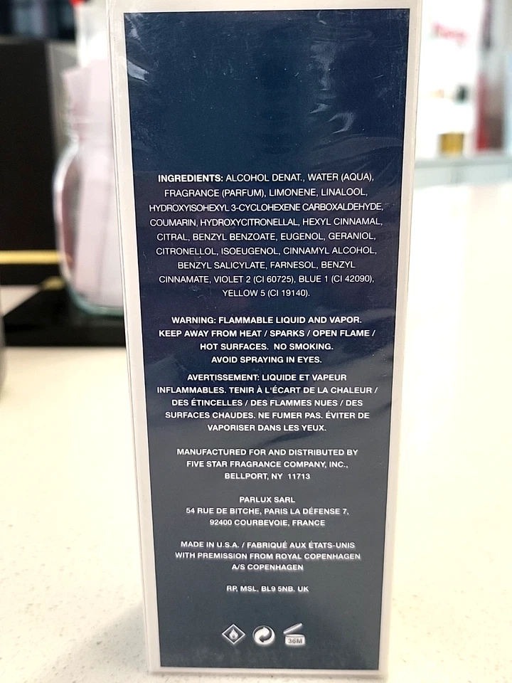 Royal Copenhagen Musk 3,4 OZ Eau de Cologne Spray Foto 3 de 4