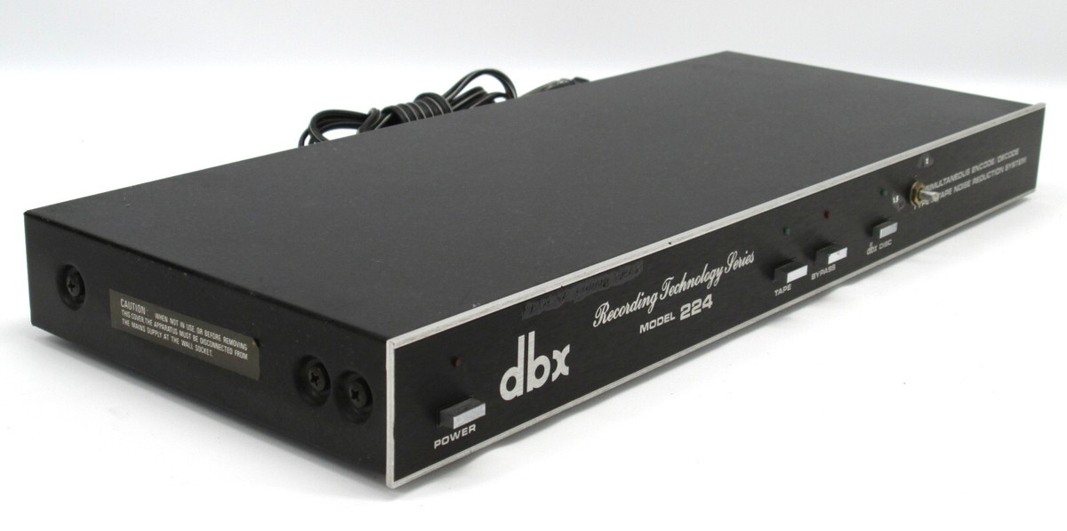 dbx 224 Simultaneous Encode/Decode Type II Tape Noise Reduction