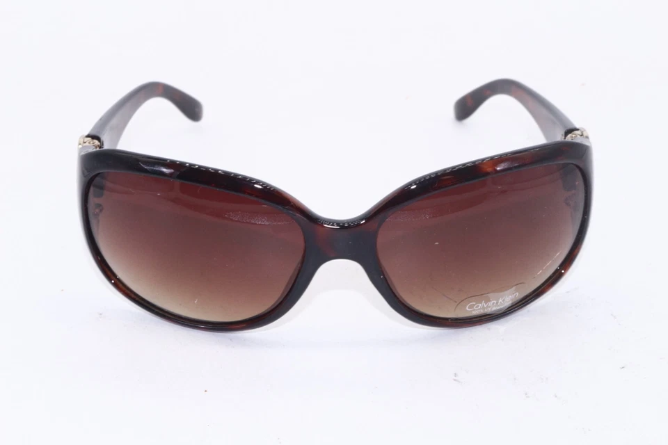 GAFAS DE SOL CALVIN KLEIN R547S 206 OVALADAS MARRÓN AUTÉNTICO MONTURAS DE DISEÑO - Foto 2 de 4