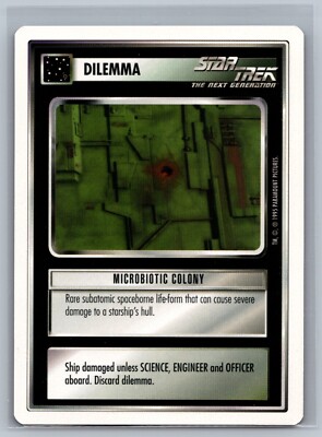 Star Trek CCG Microbiotic Colony TCG Decipher Premiere 1995 Beta