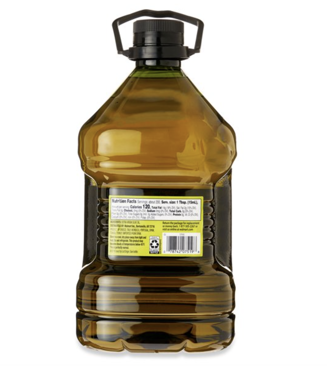 Great Value Extra Virgin Olive Oil 101 fl Oz, Cooking Oils, Great For
