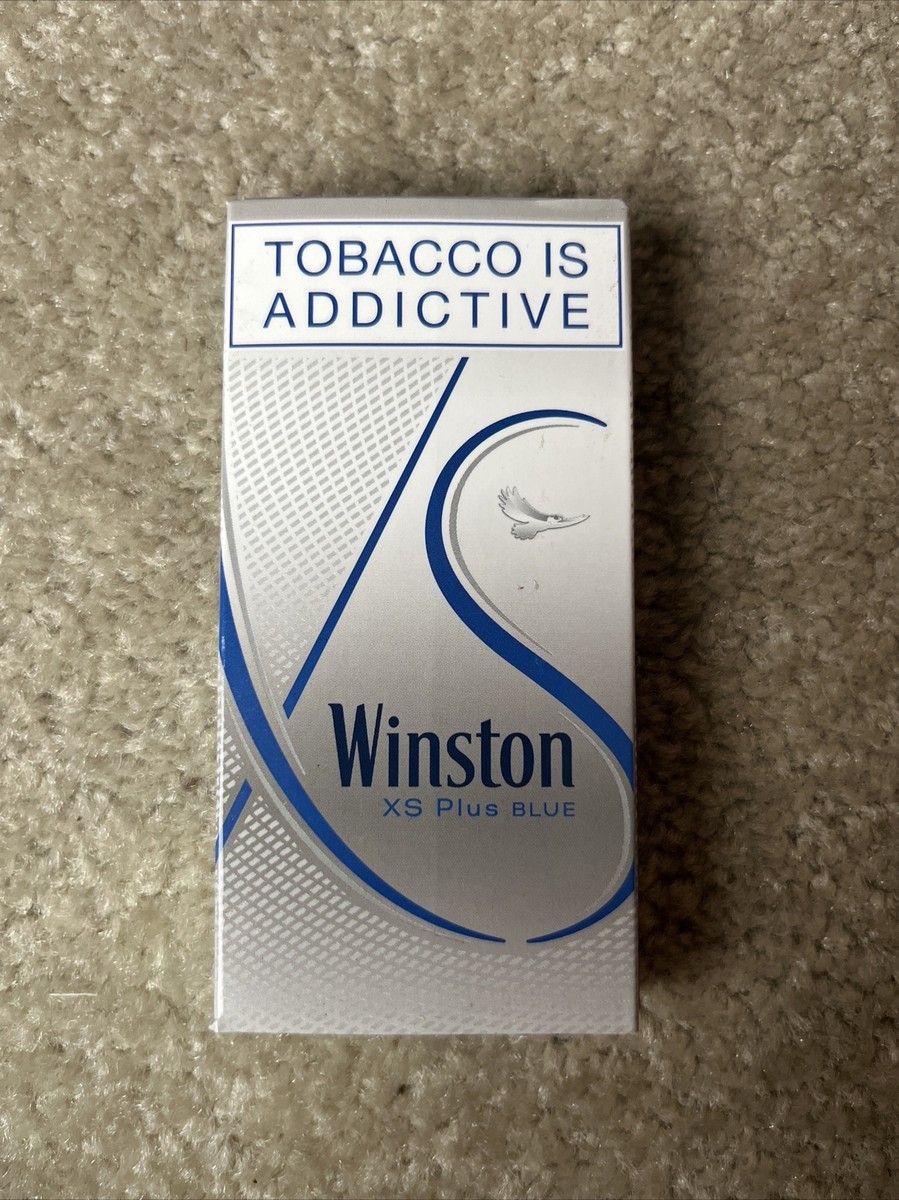 Winston 6 Cigarette Pack W Match Box EMPTY