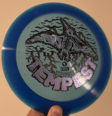 NEW! DGA SP Tempest Infinite Discs VIP Club Stamp @167-9 Disc Golf BLUE