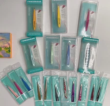 NEW Tweezerman Standard Slant Tweezer Regular Size **Pick**
