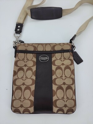 Women's Coach Legacy Signature Stripe Swingpack Crossbody Bag