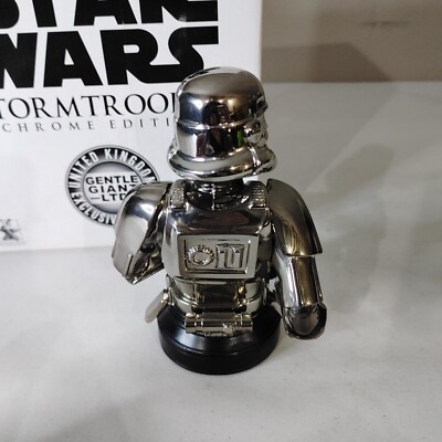 GENTLE GIANT STAR WARS A NEW HOPE STORMTROOPER CHROME MINI BUST | eBay