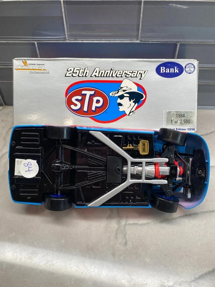 Azione 1:24 Hamilton/Petty 25° 1996 Blu #43 STP PONTIAC Stock Car - BANK - Immagine 4 di 4