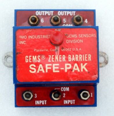 GEMS ST 43540 ZENER BARRIER SAFE-PAK BREAKER OUTLET 20V 250-OHM POSITIVE