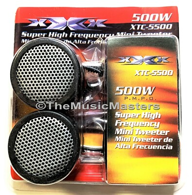 ONE Pair (2) Mini HQ Piezo Super TWEETERS Car Home Audio Speakers Sound Systems
