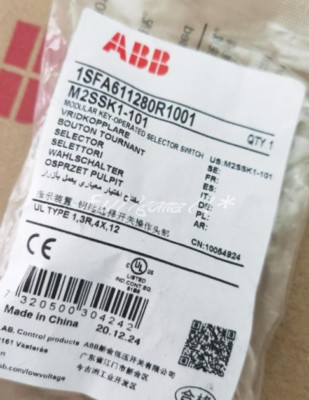 1PCS New ABB Selector Push Button Key Switch M2SSK1-101