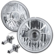 7 Halogen 24v Semi Sealed Beam Crystal Headlight Projector Bulb H4 24 Volt Pair 7 Halogen 24v Semi Sealed Beam Crystal Headlight Projector Bulb H4 24 Volt Pair