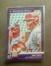2021 Donruss Baseball Mike Trout Liberty Parallel Diamond Kings Angels