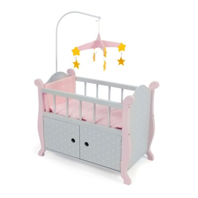 Bayer Chic 2000 Puppenbett mit Mobile Puntos grey
