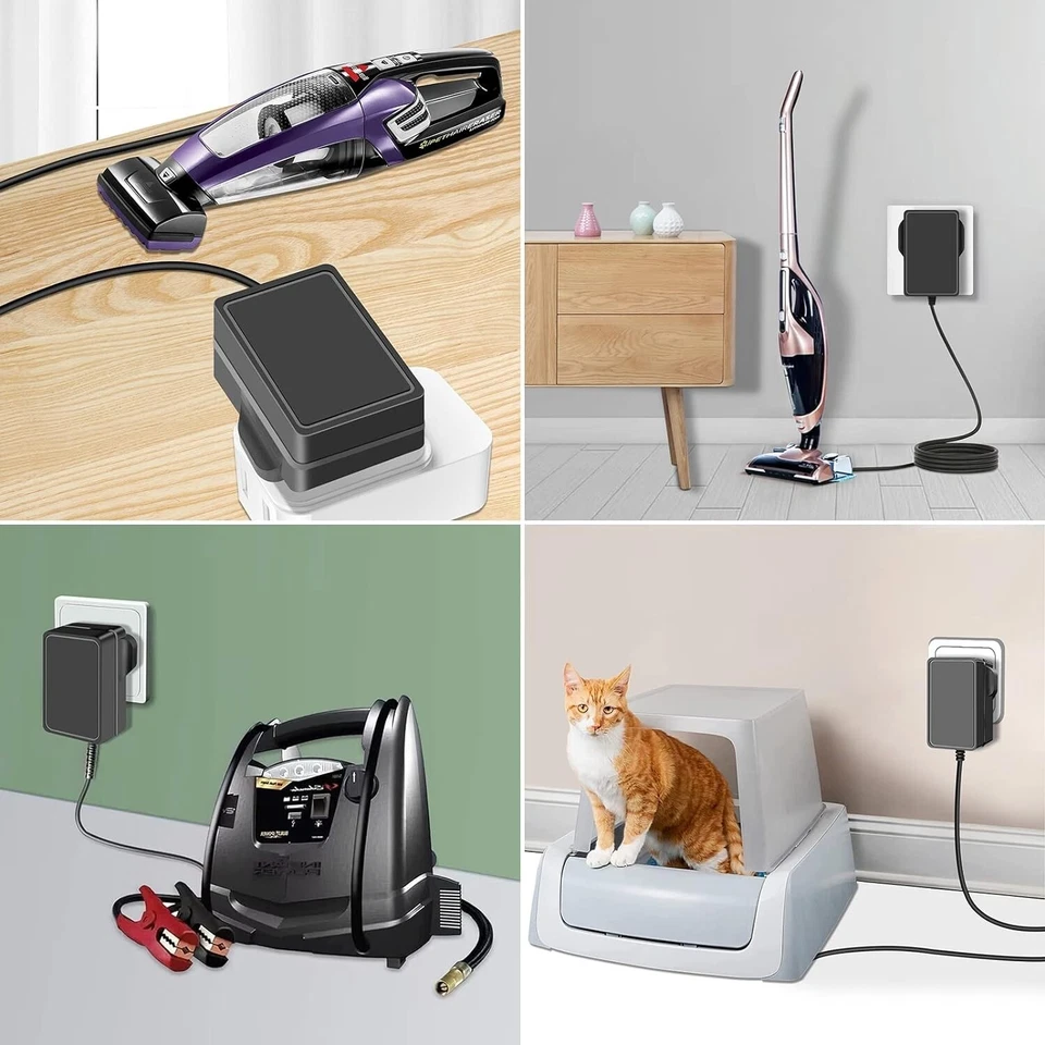 18V Power Supply 5x Multi Tip AC adapter 18VDC 1A DC Charger Cord Logitech Etc - Image 4 of 4