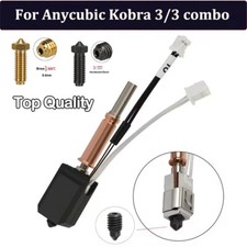 Hotend Kit For Anycubic Kobra 3/3 Combo Hard Steel Brass Nozzle 3D Printer Parts