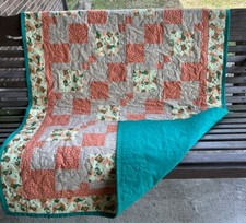 QUILT Baby Teddy Bear Patchwork 41  x55  Crib, Throw Size