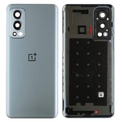 Oneplus Nord 2 5G battery housing camera lens glass + adhesive Gray Sierra 