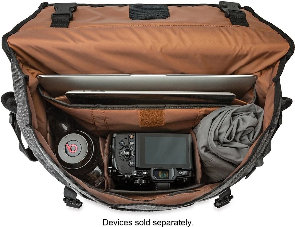 NEW Lowepro StreetLine Camera & Laptop Charcoal Gray Sling Shoulder Carrying Bag - Image 4 of 4