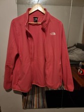 Women The North Face Pink Fleece Jacket 1x