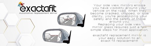 Passengers Side Mirror Replacement Glass Fit 97 98 99 00 01 Jeep Cherokee - Picture 6 of 6