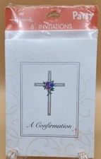 Hallmark Confirmation Invitations You're Invited Pack of 8 Cards Religion Holy