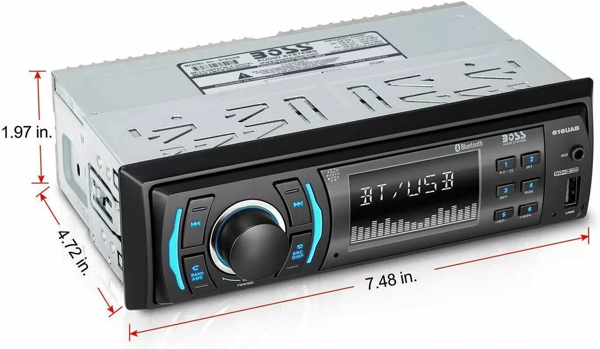 Motorcycle stereo head best sale unit