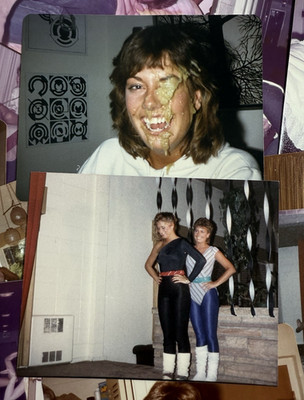 Lot of 60 Found Photos - 1980s College Life, Sorority, Parties, Toga, Drinking