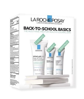 La Roche-Posay Skin Care Set Trio Mini Cleanser/Treatment/Moisturizer