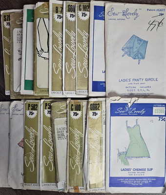 Sew Lovely Sewing Patterns Women & Girls Classics Lingerie Undergarments You-Pik