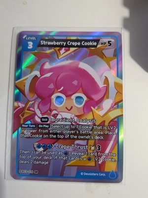 NM Strawberry Crepe Cookie BS3-076 (SR) - CookieRun TCG