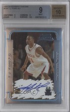 2003-04 Bowman Rookies & Stars Chrome 250/250 TJ Ford #154 BGS 9 MINT Auto 9bp