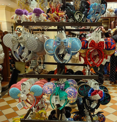 Disney Parks Loungefly Mickey Ears Rapunzel Cinderella Belle Anna Headband 2024