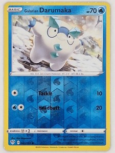 Galarian Darumaka 043/189 Darkness Ablaze