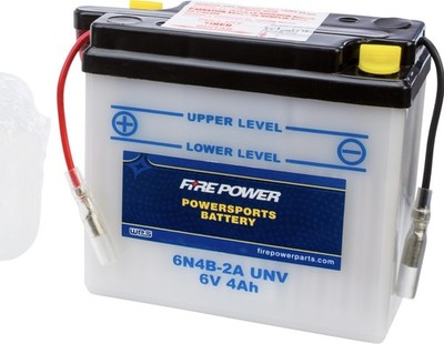 WPS Performance Conventional 6V Standard Motorcycle Battery 6N4B-2A UNV