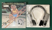 Retro 1970s Starlite Cordless AM/FM Stereo Music Headset Roller-Skate Chic