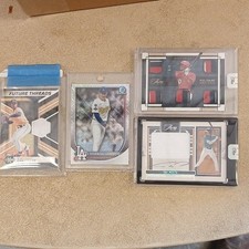 Panini   2023 MLB Yamamoto , Cam Collier patch, Peete Patch, Green dual patch