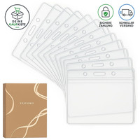 Kartenhalter Kunststoff Transparent Horizontal Wasserdicht 10X8,5Cm 12 StüCk