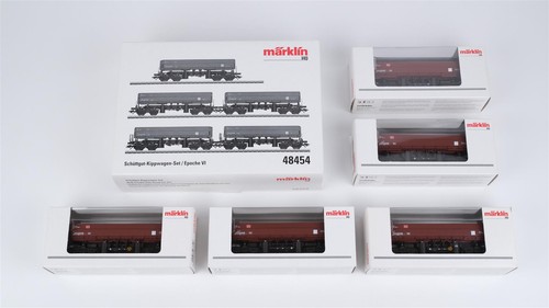 Märklin Schüttgut-Kippwagen-Set 48454  5 Stück DB Epoche VI | Condition: Neu