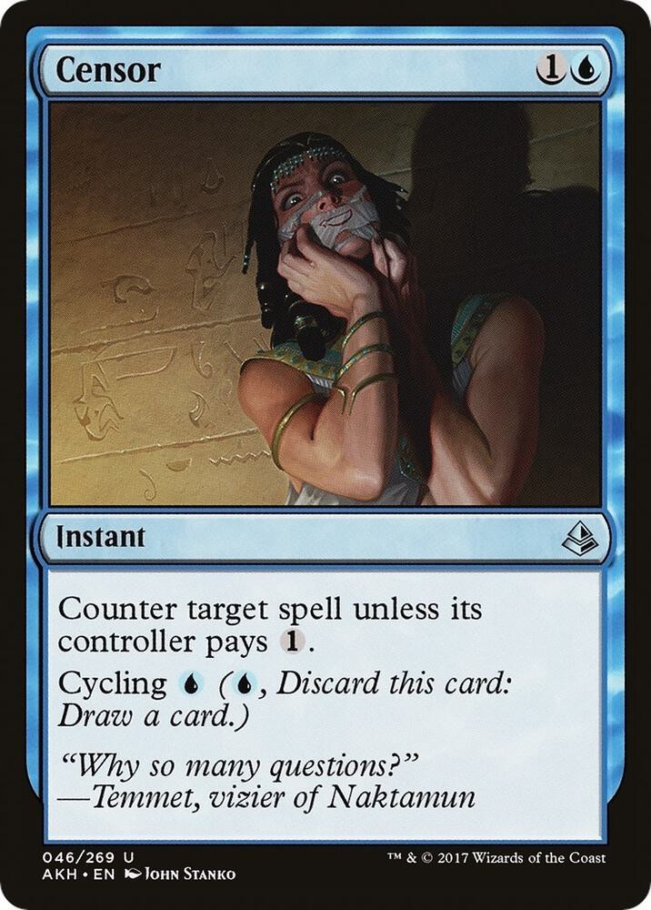 Censor Amonkhet Regular mtg