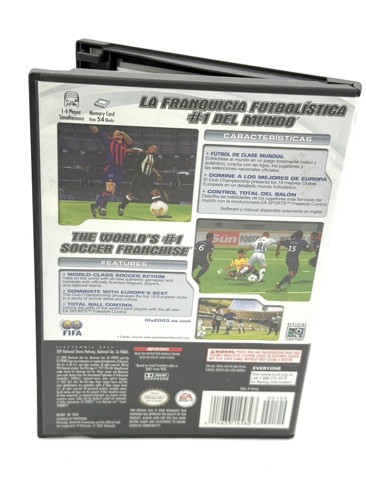 FIFA SOCCER 2003 NINTENDO GAMECUBE - Image 2 of 4